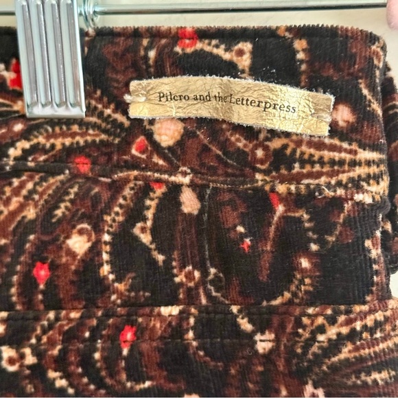 Anthropologie Pilcro Serif Legging Velvety Corduroy Stretch Pants Size 27 - Picture 6 of 13